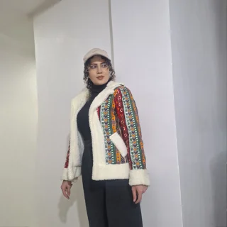 کت طرح سنتی گلیمی